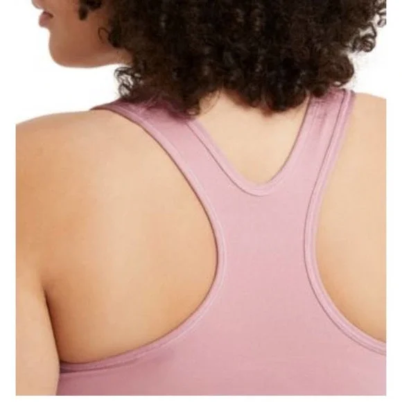 Nike Plus Size NWT Medium Support Racer Back Pink Unpadded Sports Bra Women’s 3X - Picture 3 of 7